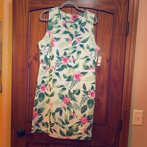 NWT Old Navy Tropical Print Sleeveless Dress